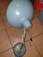 Lampe de bureau vintage style Bauhaus métal bleu