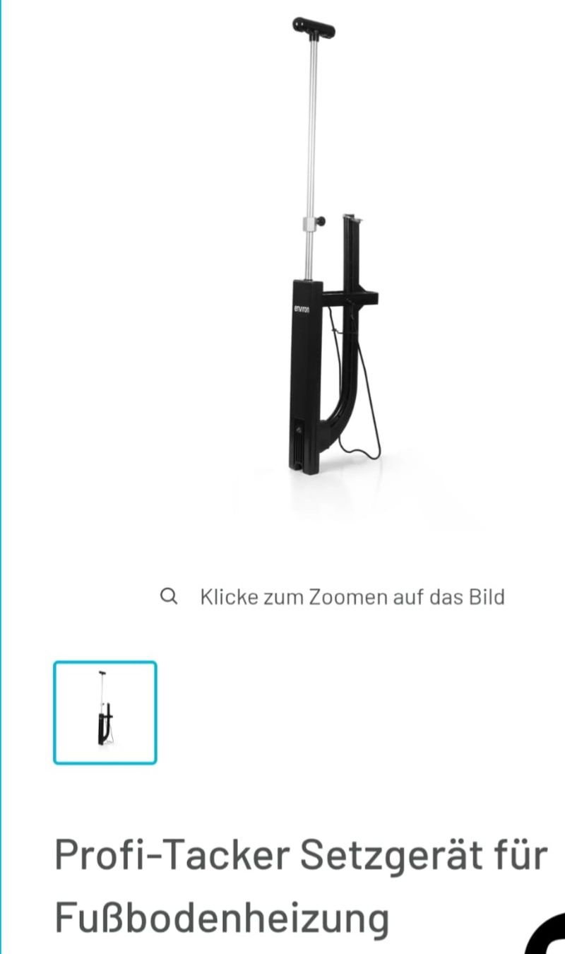 Tutti gli attrezzi: Tacker für Fussbodenheizung – Usato da Madetswil venduto da triforuz 3