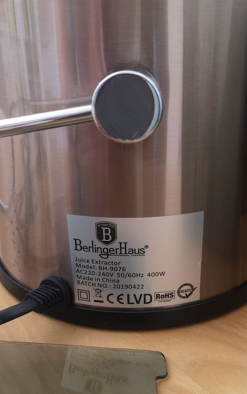 Küchengeräte: BerlingerHaus Juice Extractor "Roségold" – Gebraucht aus Eschenz von bluevirago 2