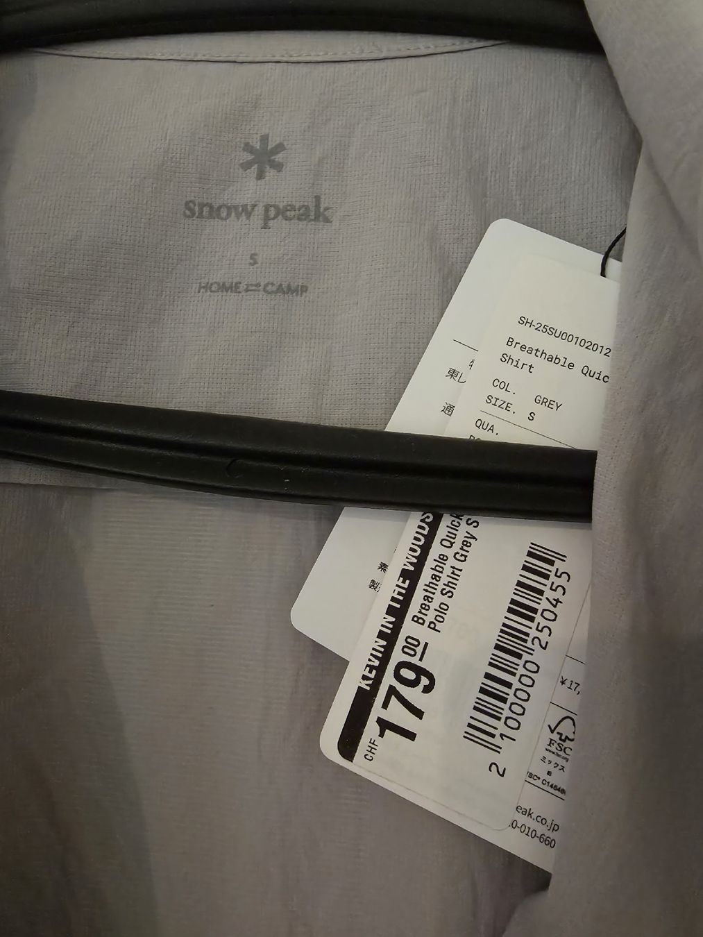 T-shirt: Snow Peak Shirt Grey S Neu – Nuovo (secondo la descrizione) da Thun venduto da rwa_xnk2 1