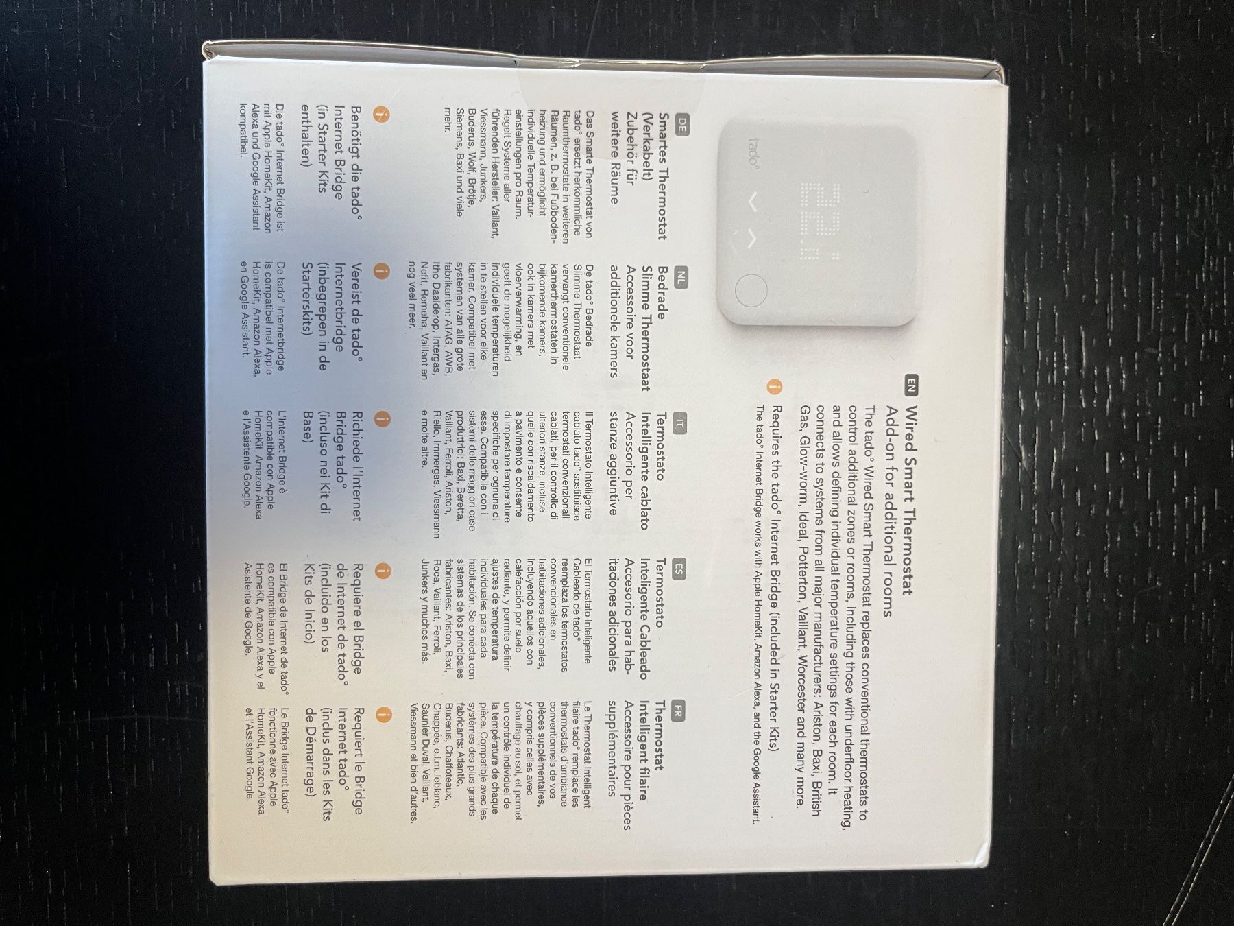 Tado Misurare: Tado° Wired Smart Thermostat V3+  OVP – Nuovo e nell'imballaggio originale da St. Gallen venduto da hal_z78d 1