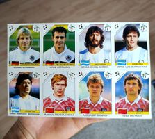 Panini WM Italien 1990 Stickerbogen, Maradona, Klinsmann