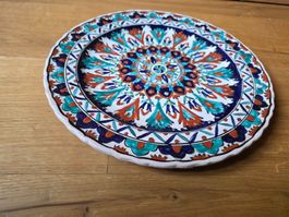 Schüssel Teller Früchte Schale 35 cm Handmade Rhodos