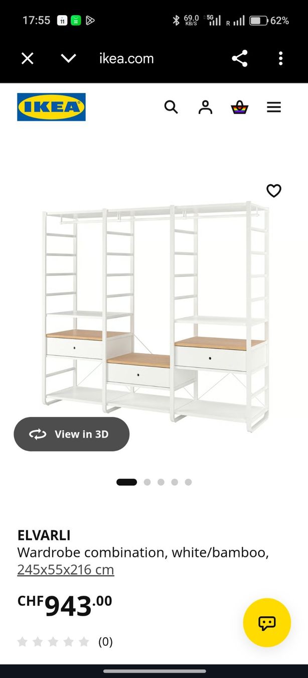 Ikea Armoires: ELVARLI IKEA – D'occasion à Adligenswil par ser_6mpq 5