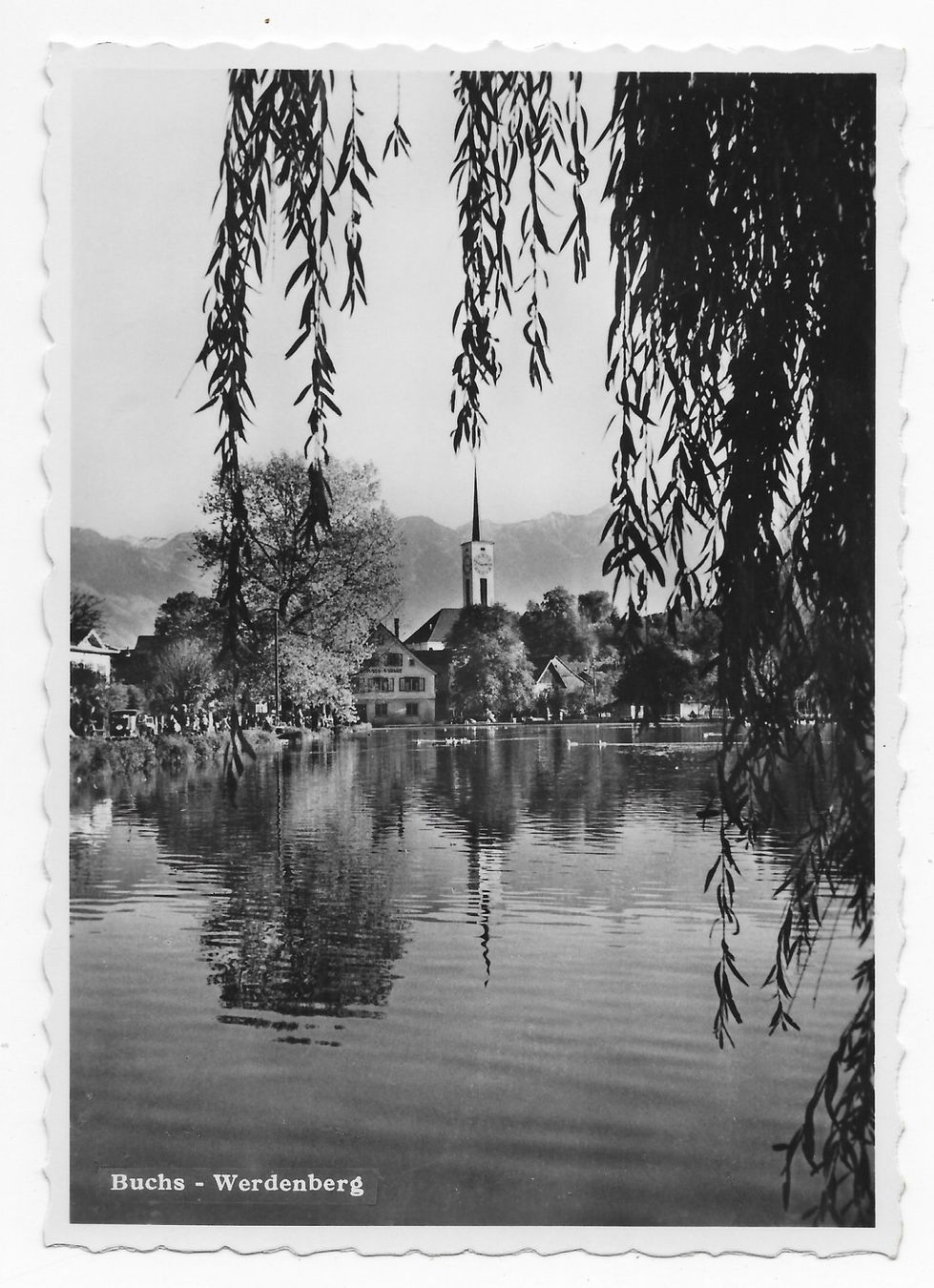 Cartoline postali: Buchs Werdenberg mit See – Nuovo (secondo la descrizione) da Hefenhofen venduto da Richsalz
