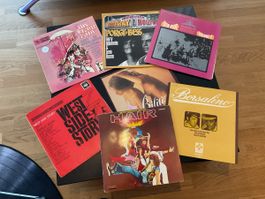 Konvolut 7 Filmmusik Vinyl Schallplatten gebraucht