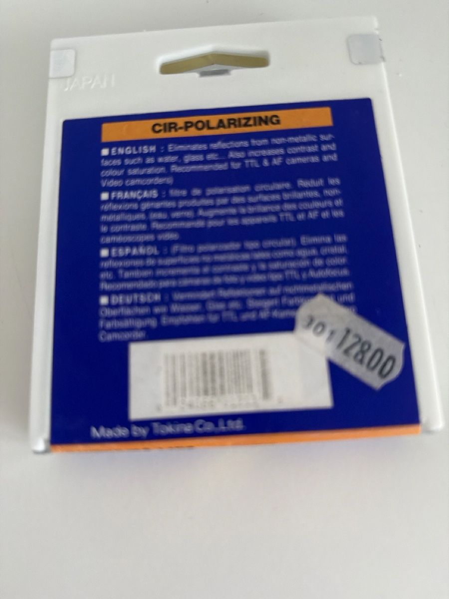 Filter: HOYA Cir-Polarizing Filter 72mm - Top Zustand! – Gebraucht aus Biel/Bienne von RO19 1