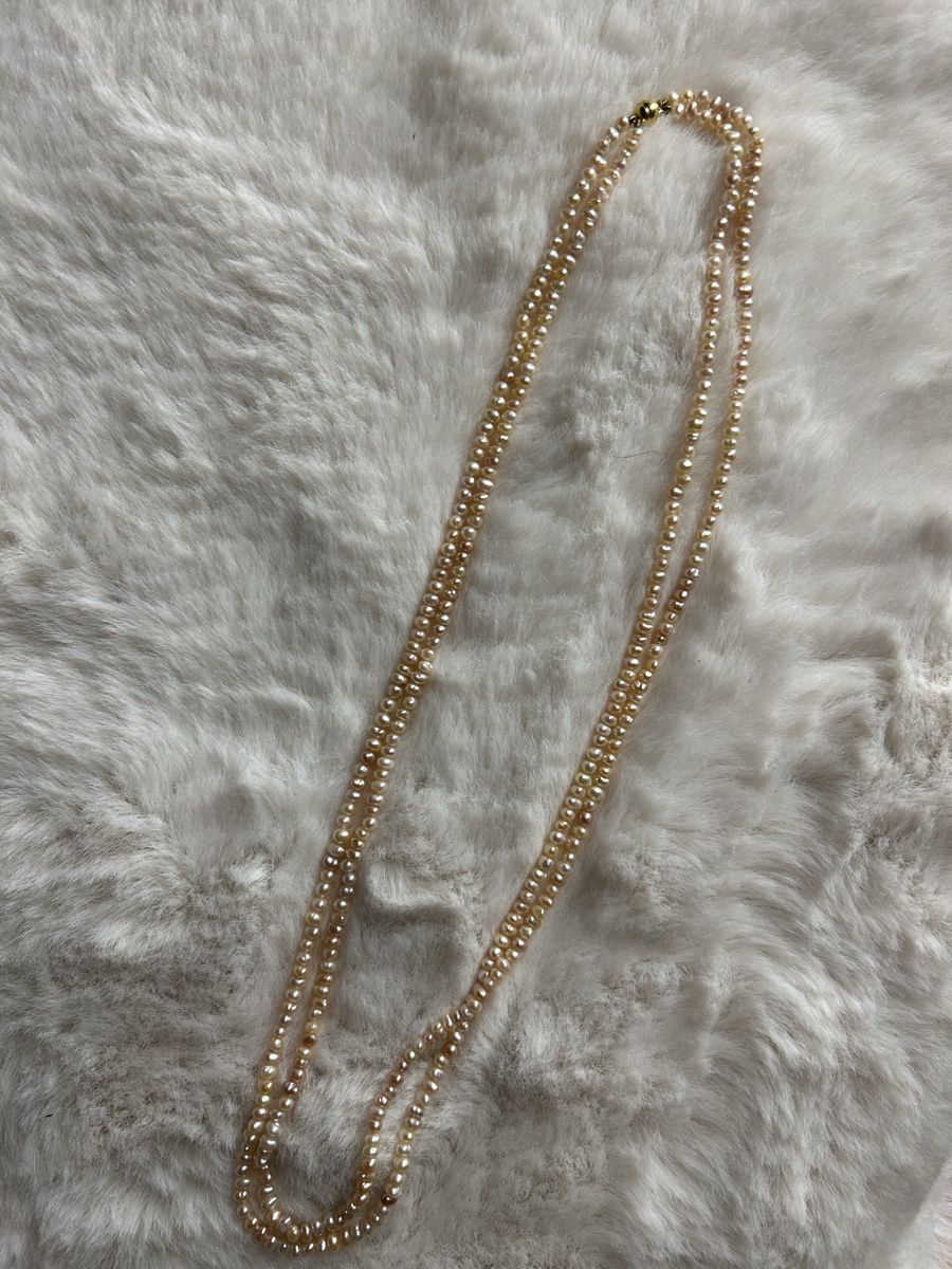 Catenine: Echte Perlenkette 750 Gold Verschluss 18K lang – Nuovo (secondo la descrizione) da Aeschi b. Spiez venduto da davidS744 4