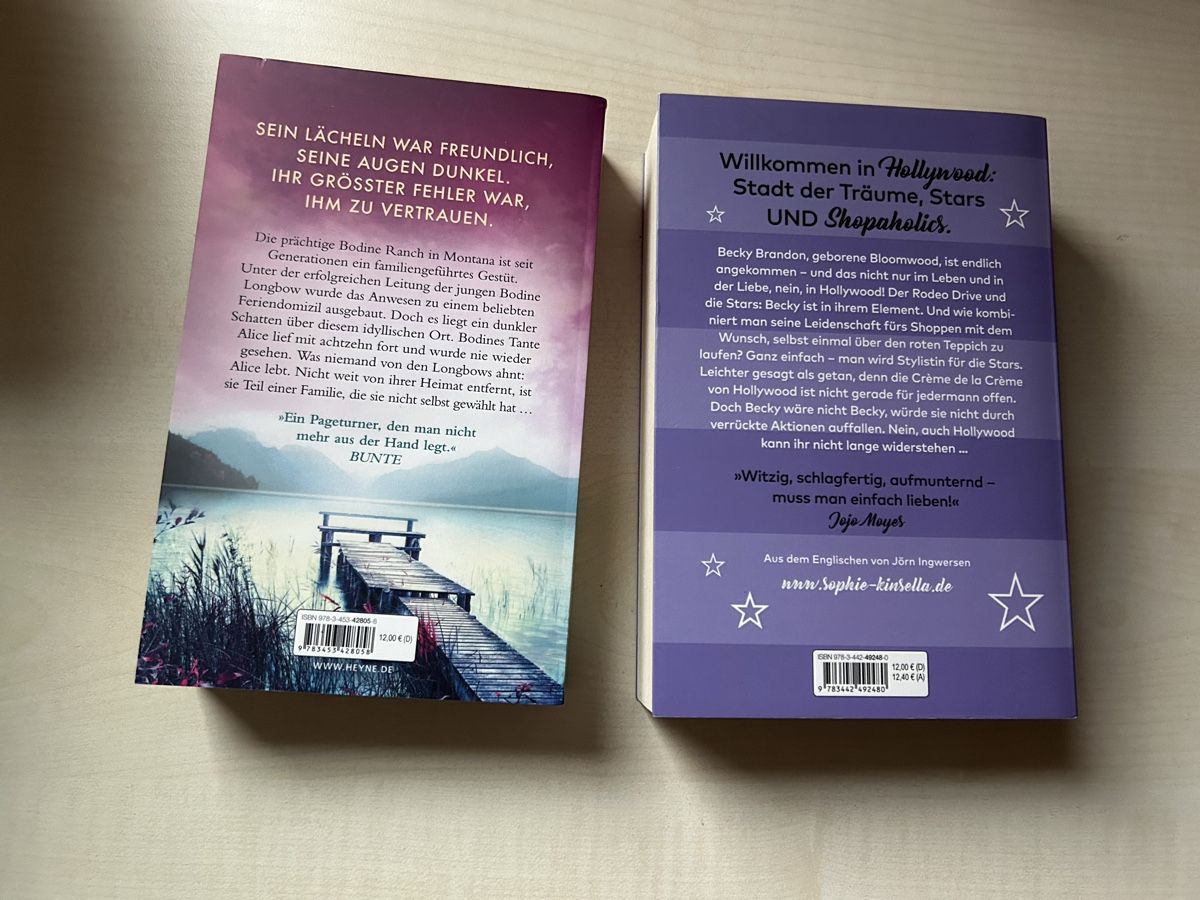 Bücher: 2 verschiedene Bücher / Belletristik – Neu (gemäss Beschreibung) aus Diessenhofen von Bmaurice 1