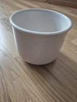 Weisses Blumentopf Topf Übertopf