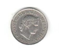 Pièce ancienne de 10 centimes - 1958