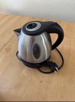 Wasserkocher H.Koenig Edelstahl schwarz funktionsfähig