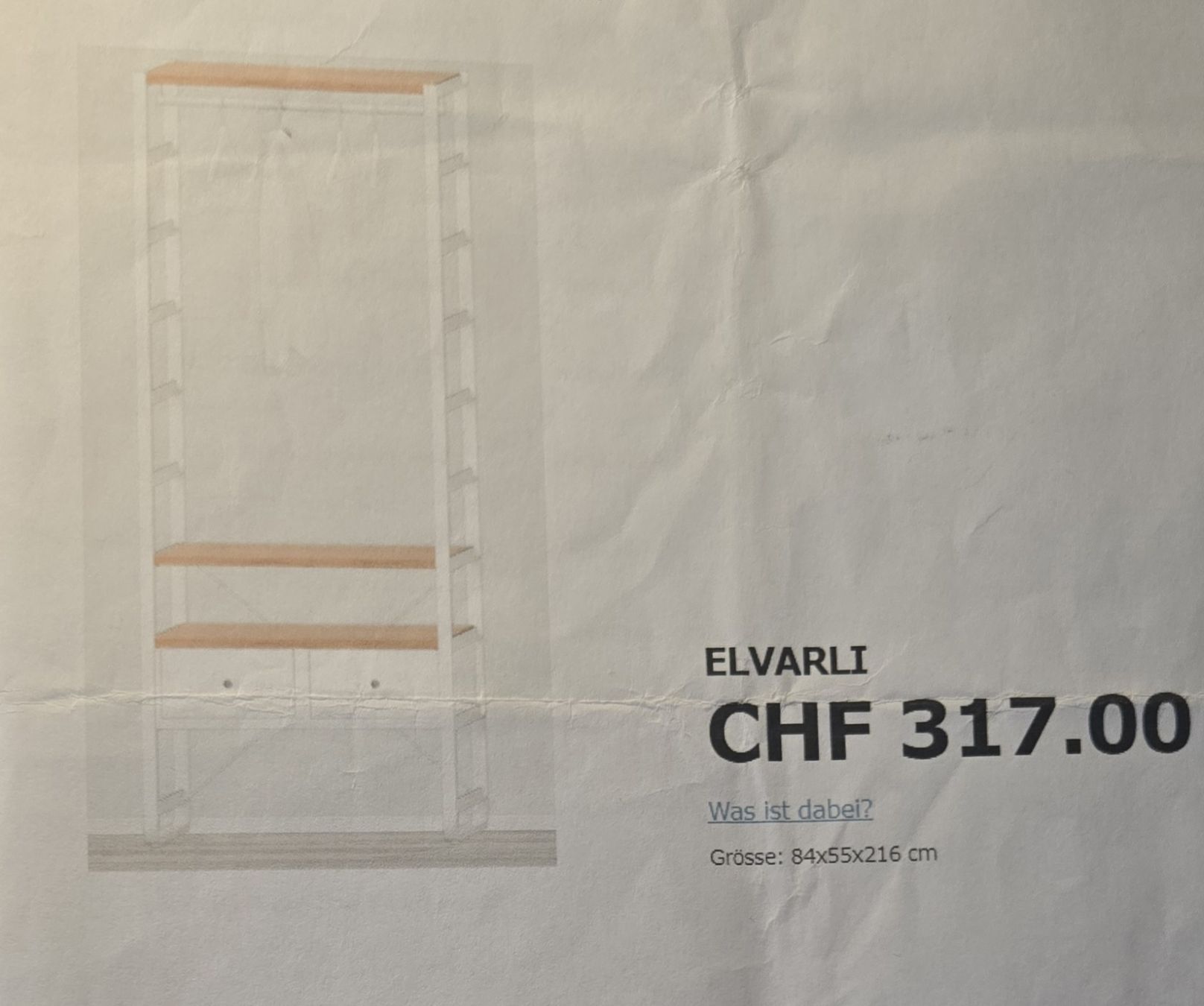 Ikea Guardaroba: ELVARLI Garderobe Bambus IKEA – Usato da Zürich venduto da Jpacker 1