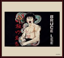 Fahne *Bruce Lee* - Nr. J-1966