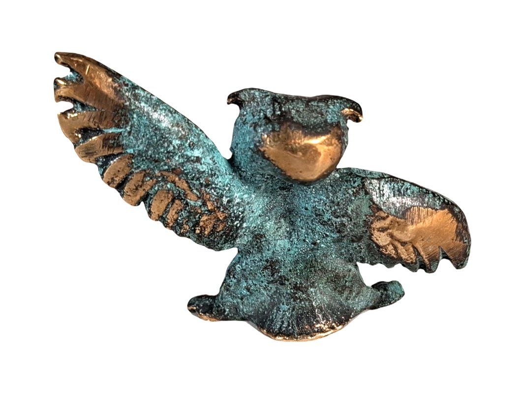 Figurines: Handgefertigte Eulen Dekorationsfigur – D'occasion à Wil SG par Restwert_Wil 1