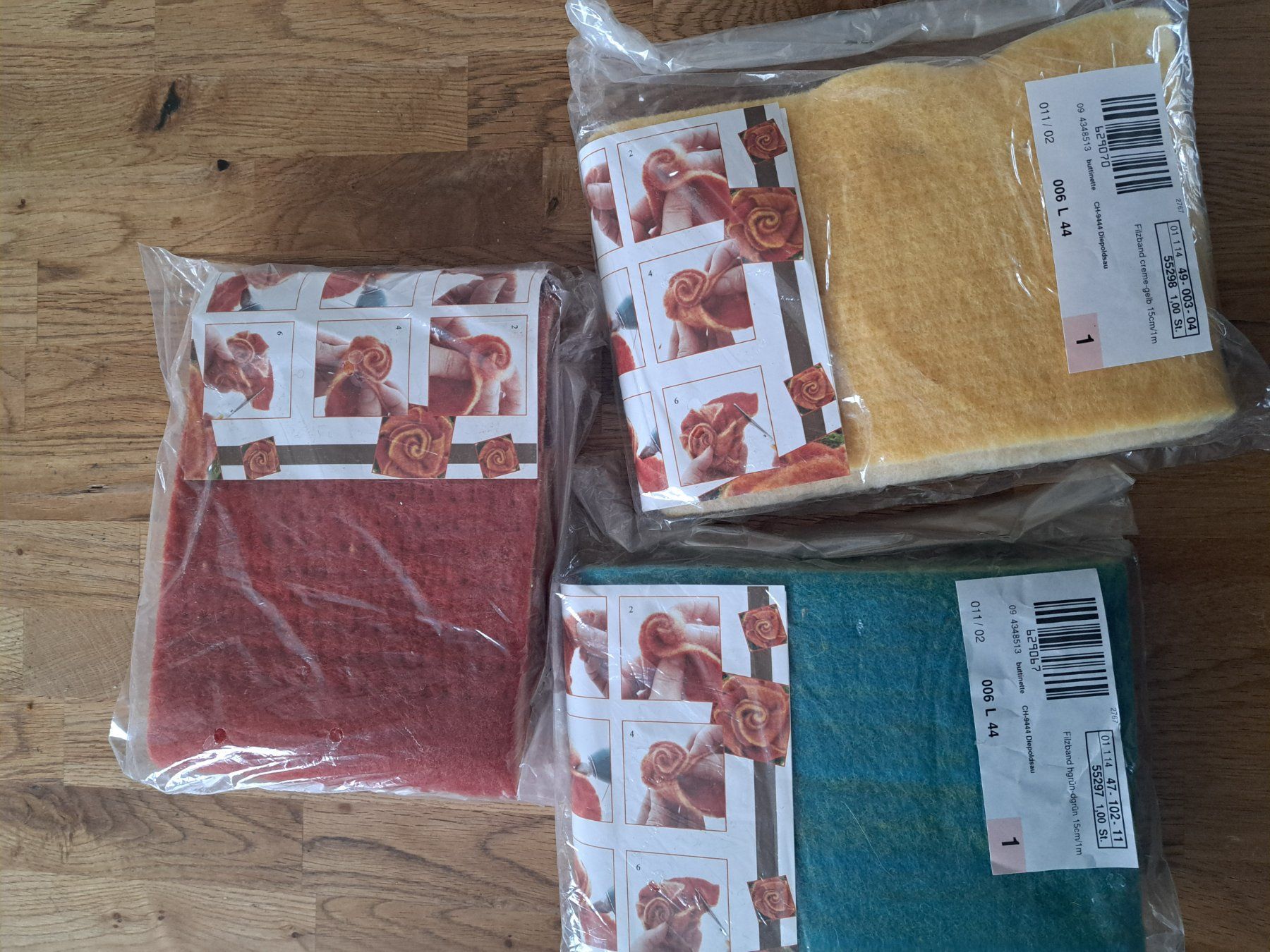 Kit bricolage: Filzrosen – Nuovo e nell'imballaggio originale da Bünzen venduto da Floh99 2