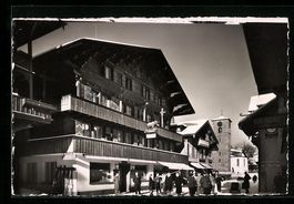 Adelboden, Dorfstrasse mit Gasthof Bäre