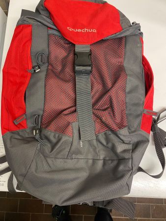 Quechua Red Hiking Backpack 30L