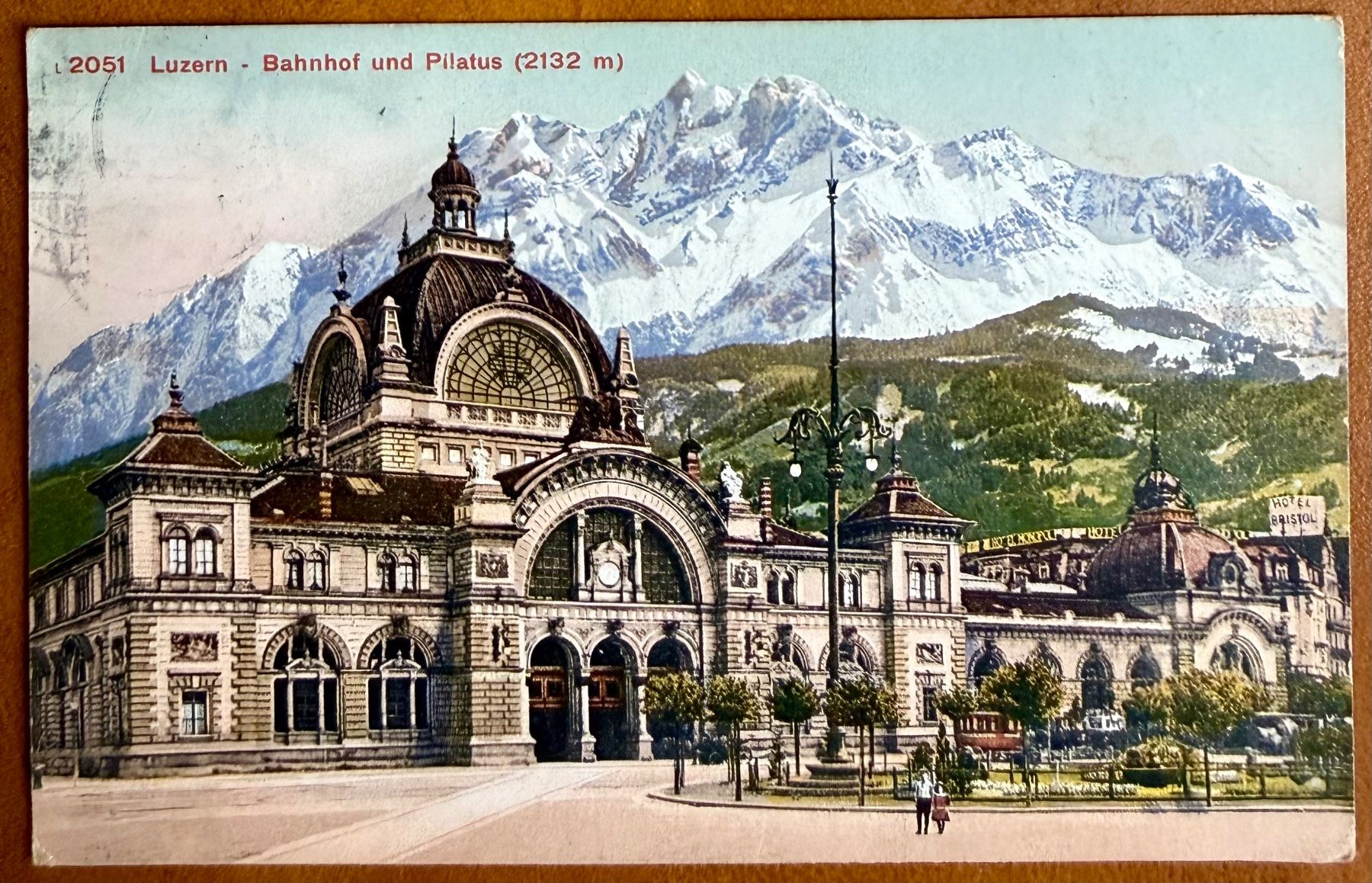 Cartoline postali: Luzern - Bahnhof 1911 – Usato da Lutry venduto da Ediego