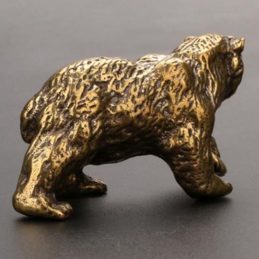 Statuette: Braun Bär Statue aus messing – Nuovo e nell'imballaggio originale da Uerkheim venduto da Kaufoption 3