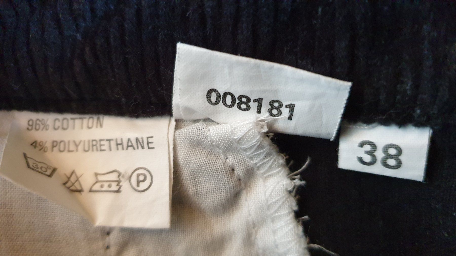 Hosen: Hose-Manchester "CHEEHS" Hose Schwarz 38, Baumwolle – Neu (gemäss Beschreibung) aus Biel/Bienne von bormida63 3