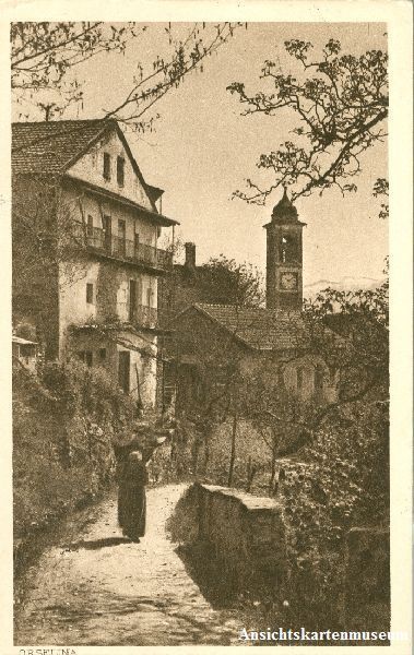 Cartoline postali: Orselina + 1923 – Usato da Emmenbrücke venduto da teestube