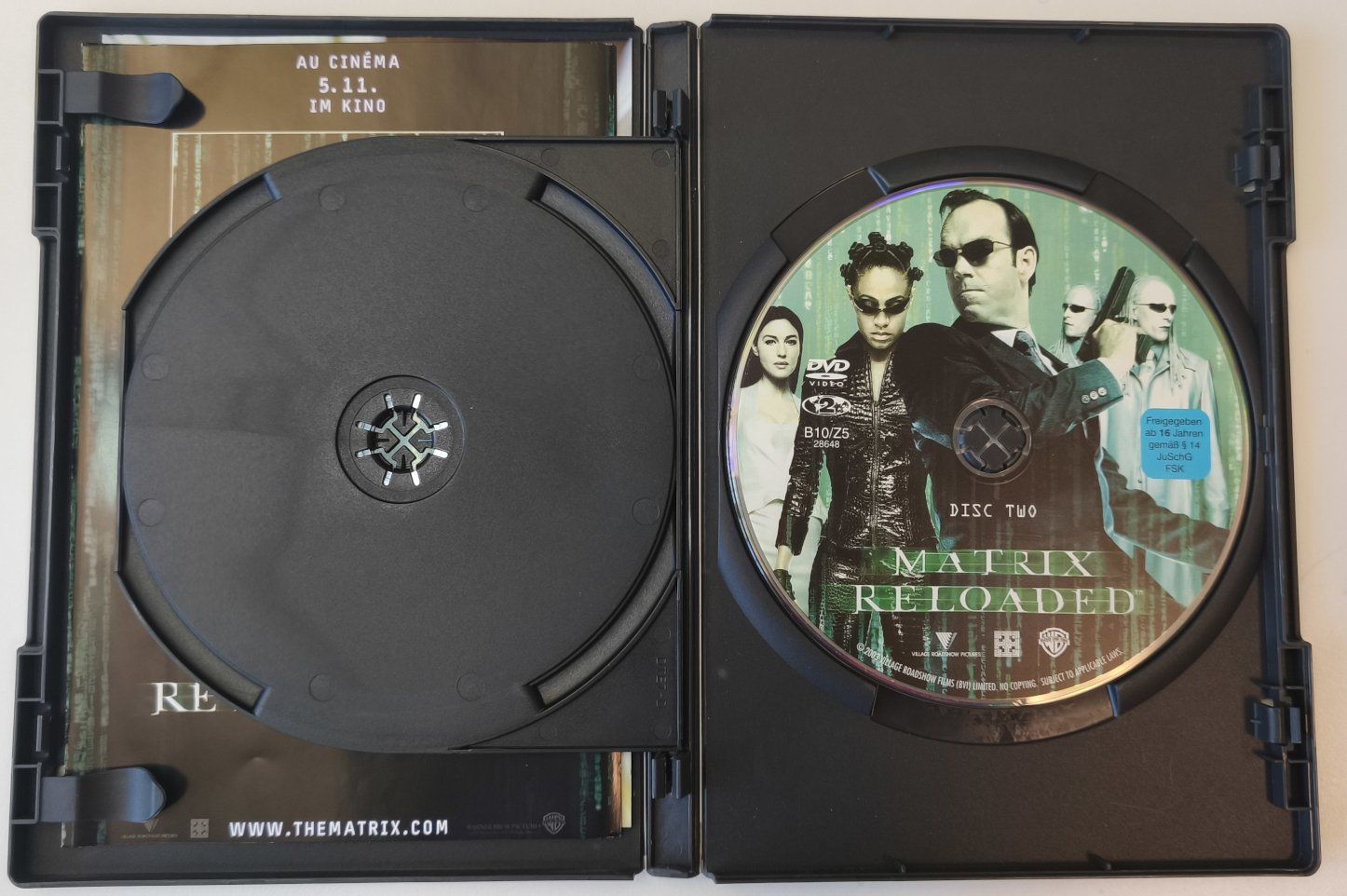 Alle DVDs: DVD: Matrix Reloaded - 2003 - 2 Disc Special Edition – Gebraucht aus Hagendorn von Thom.74 3