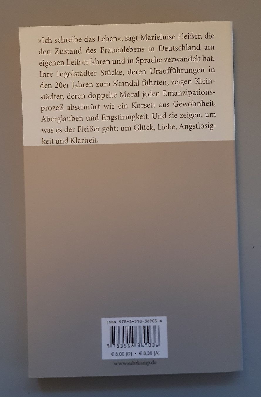 Bücher: Ingolstädter Stücke - Marieluise Fleisser – Gebraucht aus La Chaux-de-Fonds von beasach 1