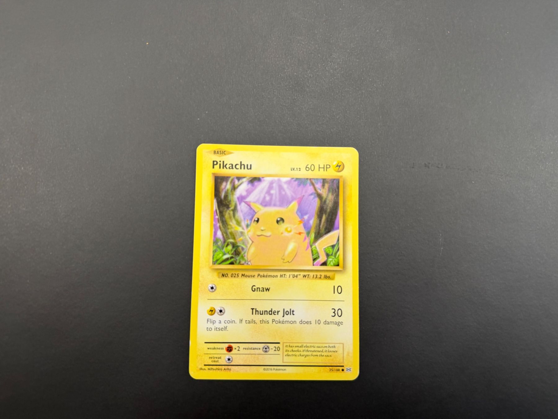 Pokémon Carte collezionabili: Pikachu 35/108 – Usato da Zürich venduto da mountainwizard00