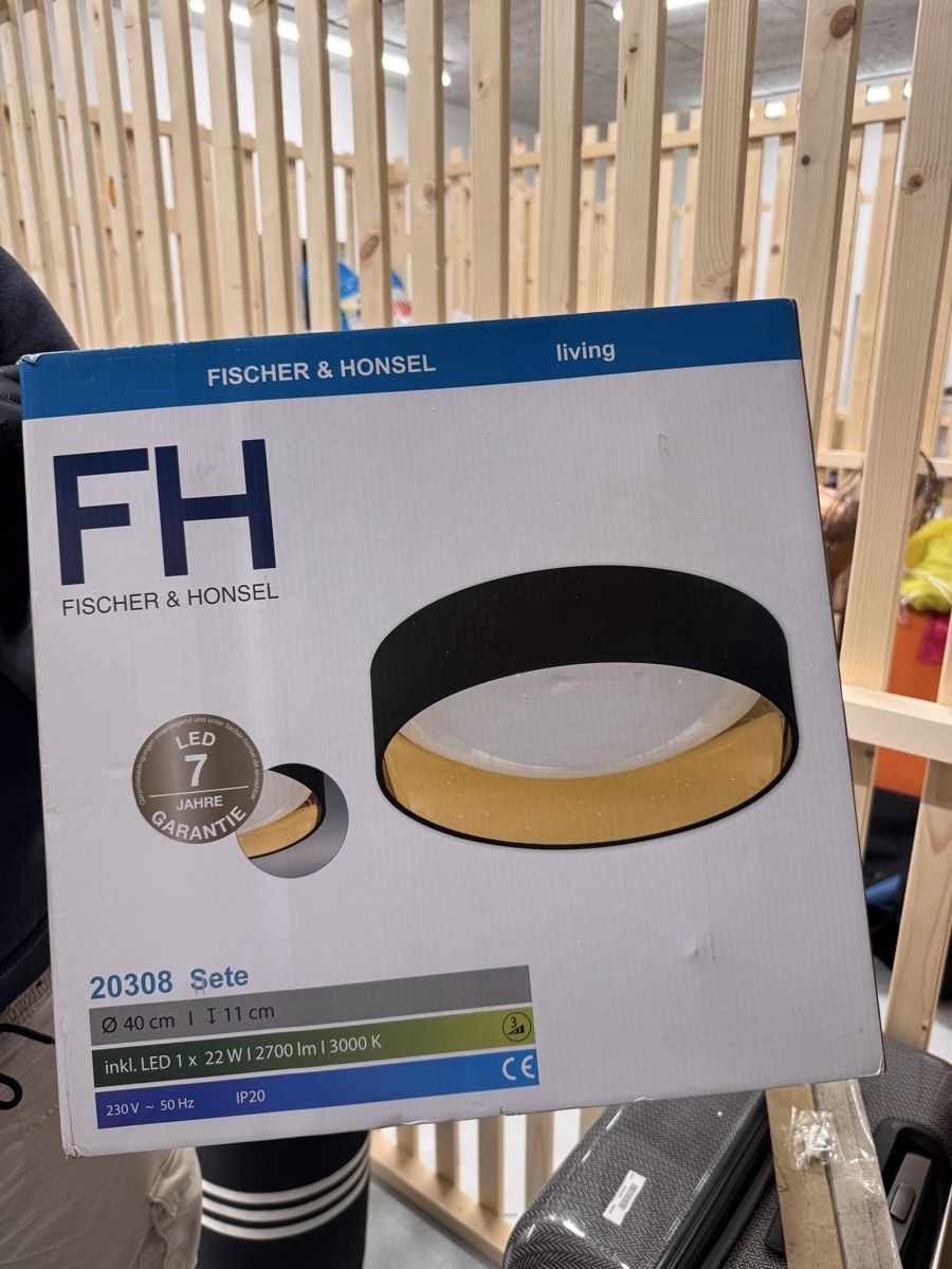 Fischer & Honsel Lampadari & plafoniere: Fischer & Honsel LED Deckenleuchte - Neuwertig im Originalka – Nuovo e nell'imballaggio originale da Aesch BL venduto da Sheisign