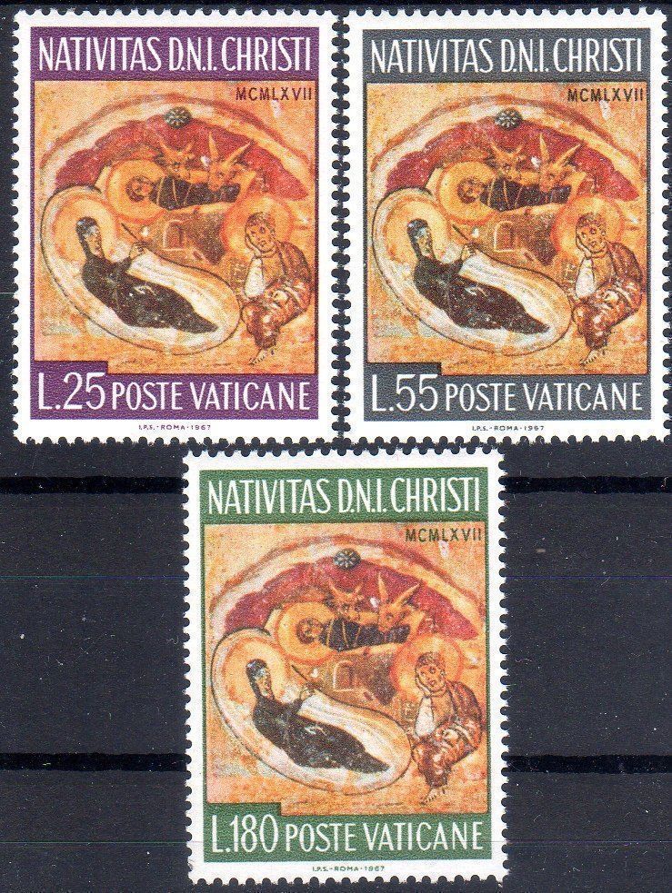 Tutti i francobolli: POSTE VATICANE 1967 WEIHNACHTSMARKEN **POSTFRISCH** -T296 – Nuovo (secondo la descrizione) da Losone venduto da EM2019