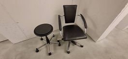 Coiffeursessel & Hocker