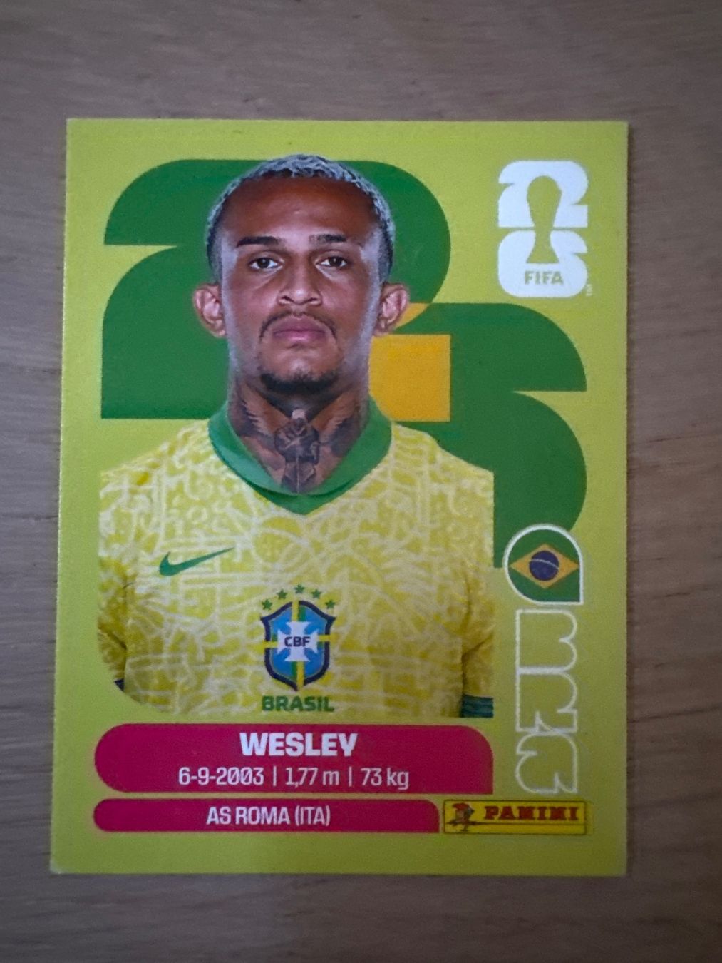Panini Cartes à collectionner: Panini 2026 BRA 8 – D'occasion à Lausanne par FabienA