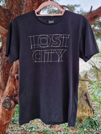 Shirt schwarz,Accanto Denim Industry, Lost City, Gr.S, NEU