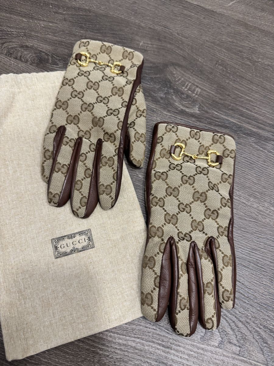 Gucci Guanti & manicotti: Authentic Gucci Logo Gloves, new, size L – Nuovo (secondo la descrizione) da Thonex venduto da Lux_brands01 1