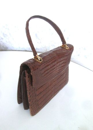 Vintage-Handtasche aus Leder