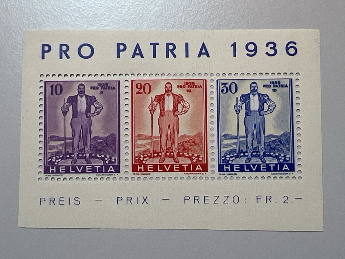 Tutti i francobolli: Pro Patria 1936, Postfrisch – Usato da Emmenbrücke venduto da Raro-Valioso