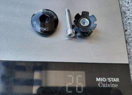 Kralle mit Aheadkappe, Inox-Schraube, neu
