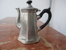 Antikes GERHARDI Kaffee-Kännchen, Zinn, ca. 1910