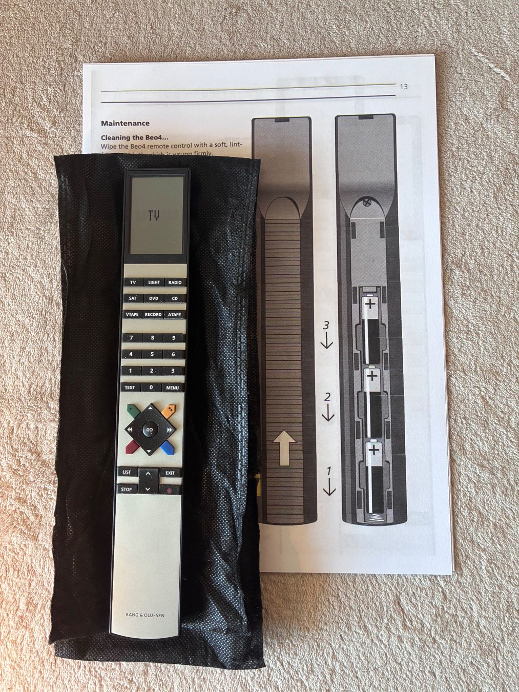 Bang & Olufsen Télécommandes: B&O Beo 4  remote control . – D'occasion à Zürich par HiFiAtelier 3