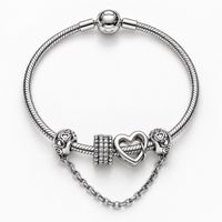 Pandora Armband mit Charms Silber Farbe