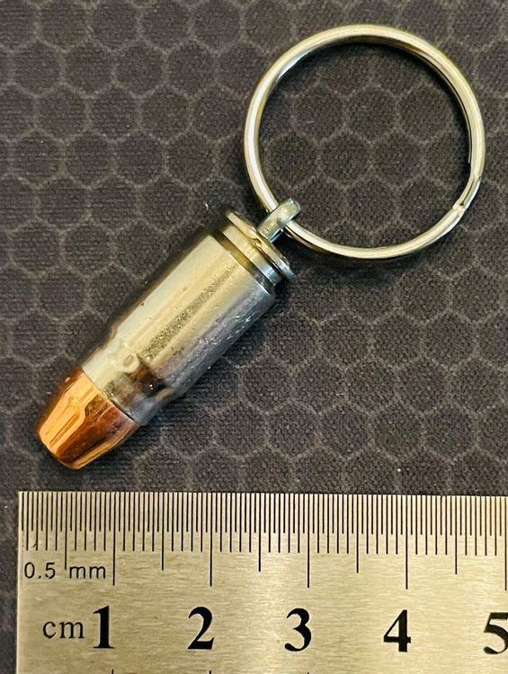 Schlüsselanhänger Patrone 357 SIG Key Chain Bullet (Neu und ...