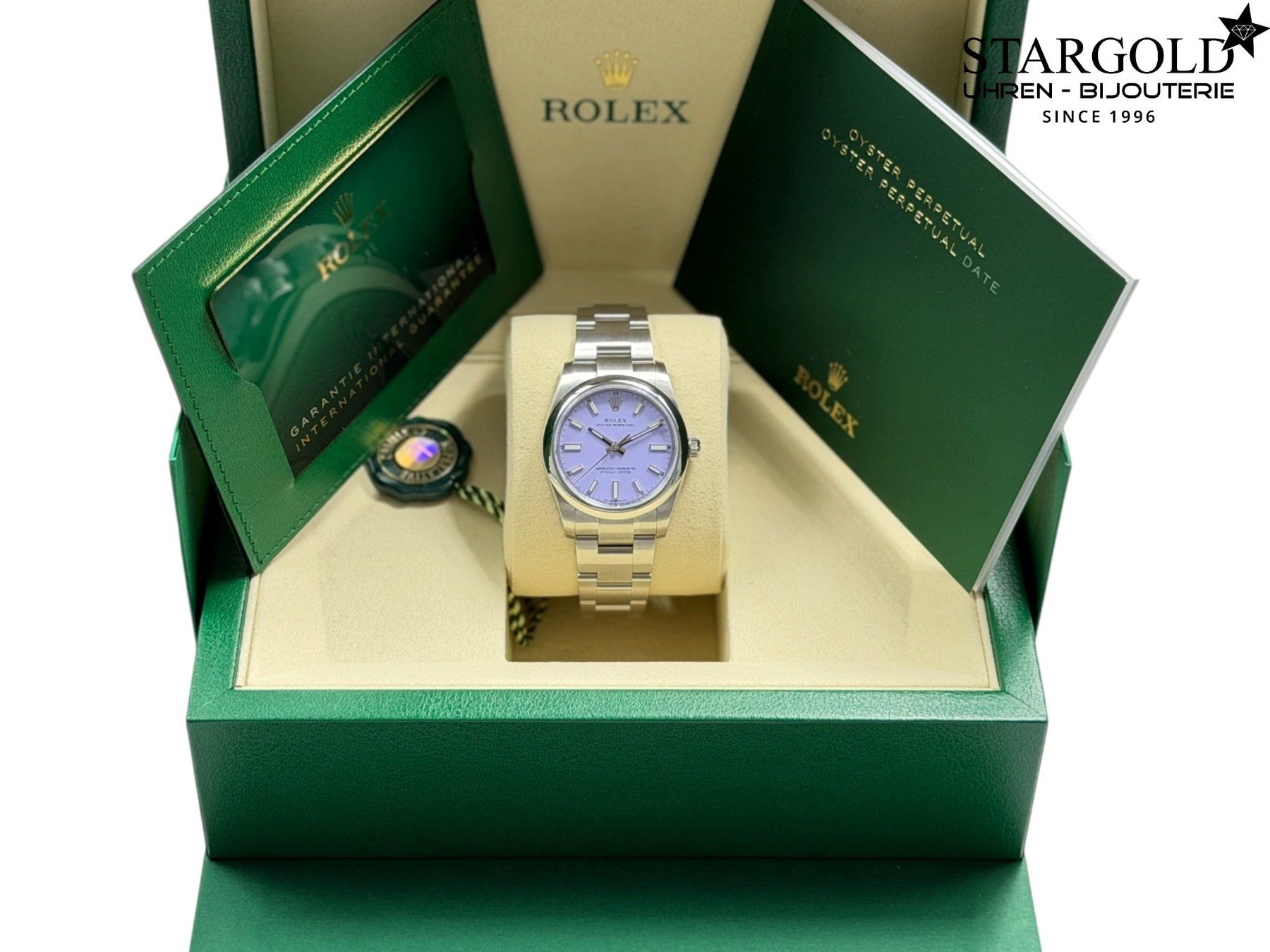 Rolex Orologi: Rolex Oyster Perpetual 34 - 124200 – Usato da Zürich venduto da Stargold-Uhren 9