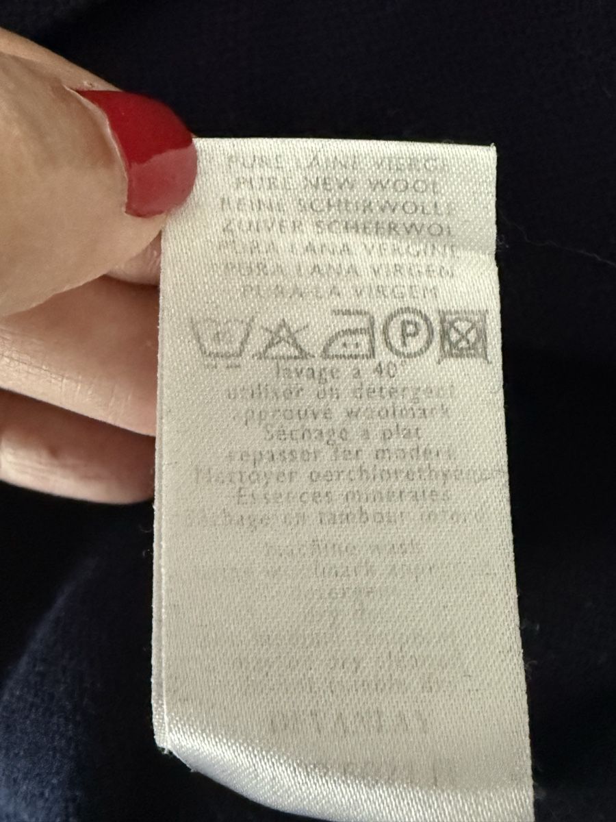 Lacoste Maglioni & Felpe: Lacoste Wollpullover Gr.4 Dunkelblau – Usato da Zollikon venduto da snowflake10- 4