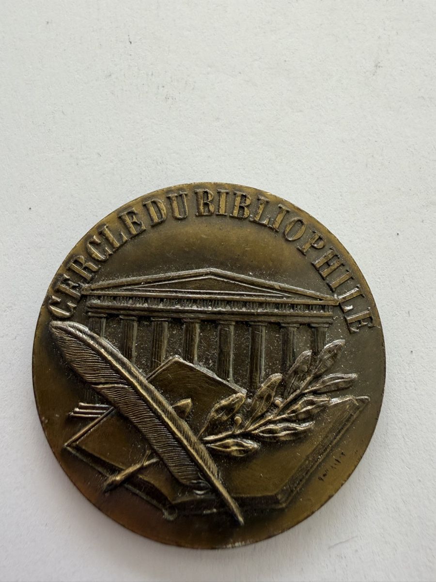 Medaillen: médaille du Cercle du Bibliophile. – Gebraucht aus Echallens von JAR69