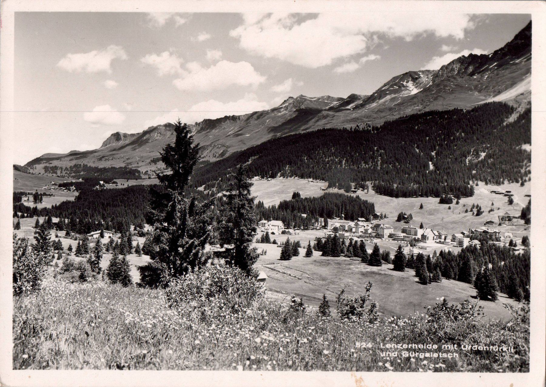 Cartoline postali: Originale alte AK von Lenzerheide, mit 10 Rp. Marke – Usato da Zürich venduto da axolottchen