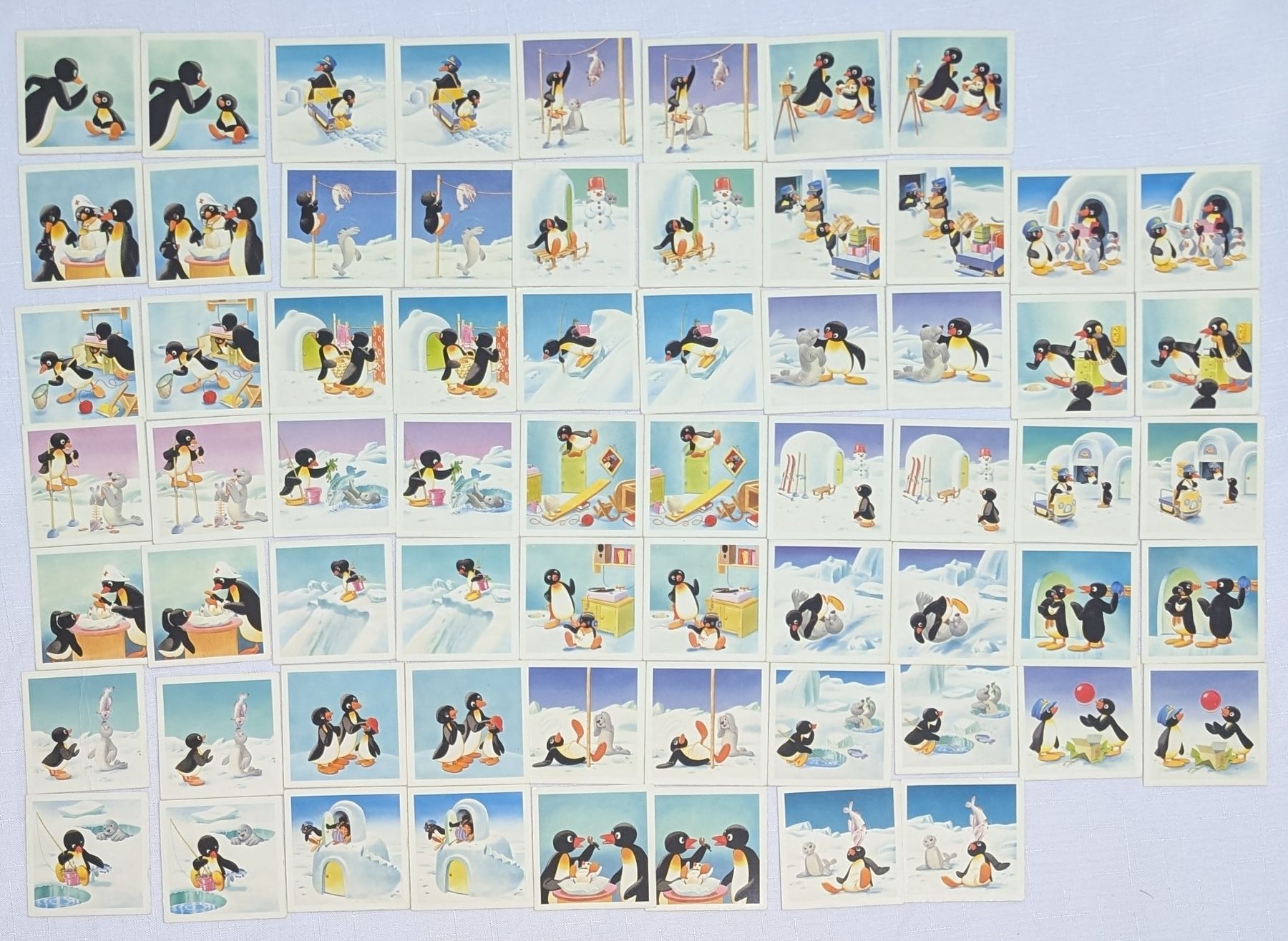Giochi: Vintage Pingu Memo - Editoys - 1991 – Usato da Wängi venduto da ABIZONE-86 2