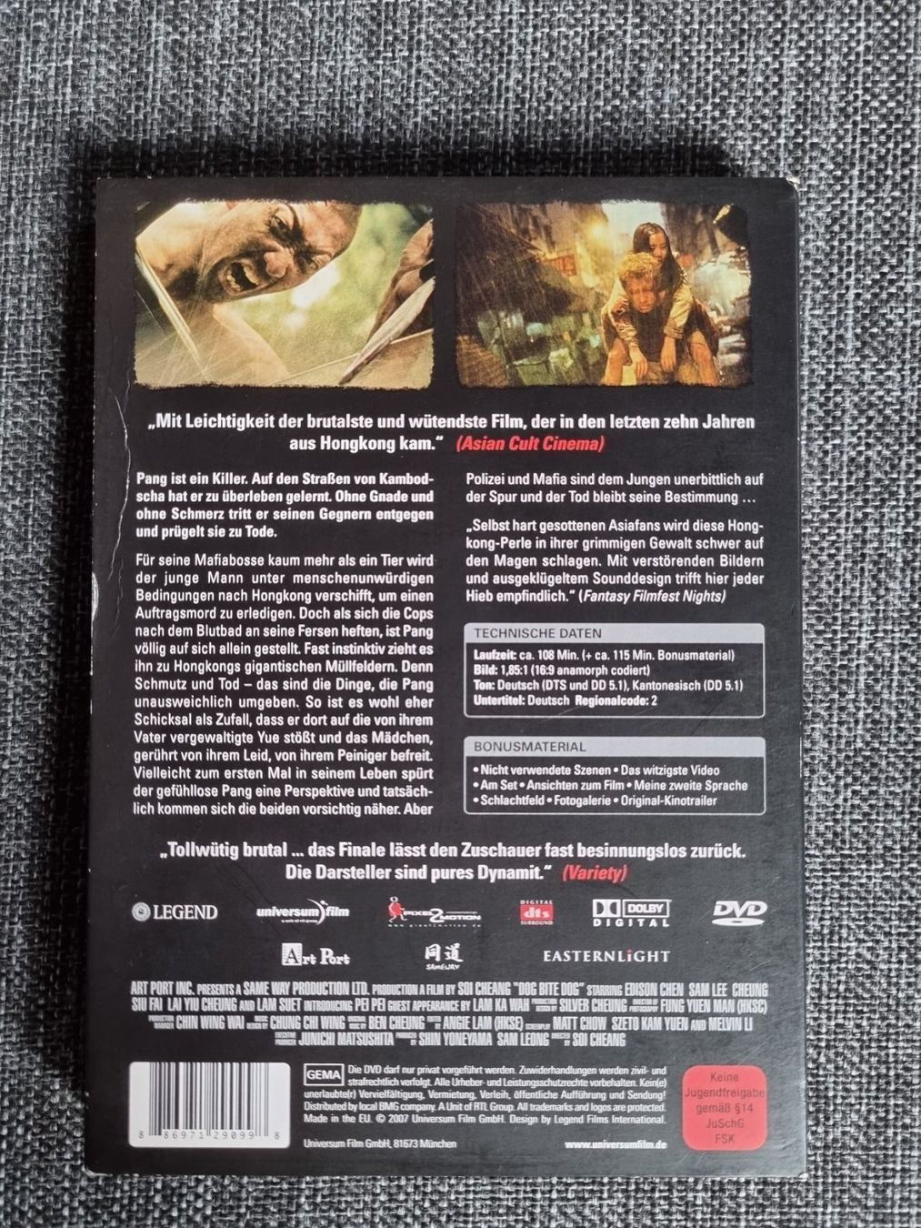 Alle DVDs: Dog Bite Dog, Thriller, DVD – Gebraucht aus Winterthur von Belzarek 1