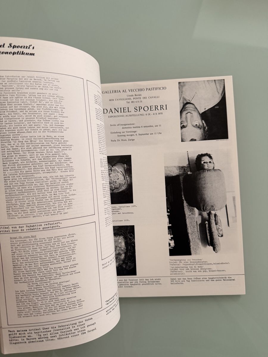 Libri: Daniel Spoerri Stedelijk Crouwel – Usato da Renens VD venduto da ale_q6bz 2