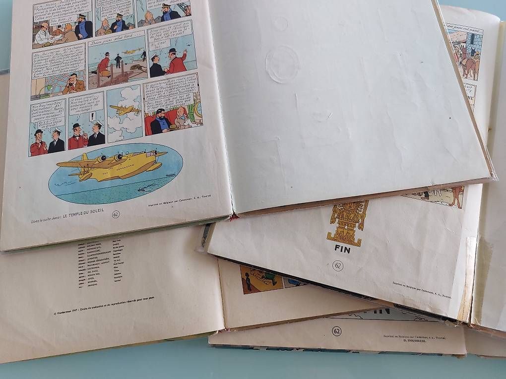 Comics: 4 BD's des aventures de Tintin  – Gebraucht aus Martigny von paquito60 2